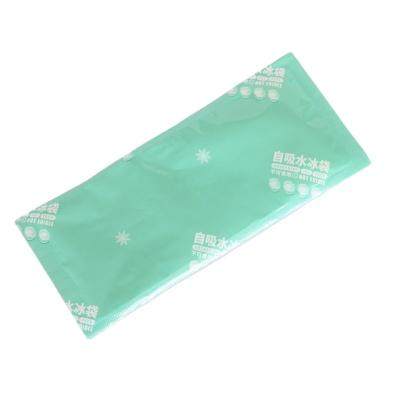 China Reusable Absorbed Water Dry Ice Pack Water Absorbed Dry Ice Pack For Food Delivery for sale