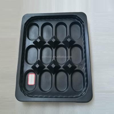 China Food Grade Disposable Disposable Plastic Oyster Tray With Compartments for sale