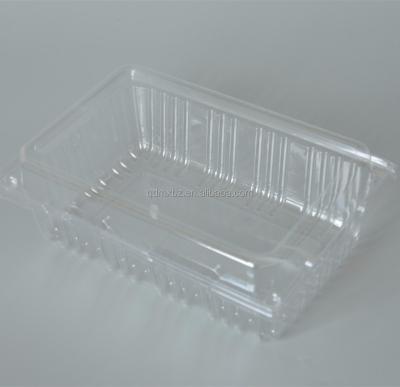 China Disposable Fruit Container / 500g 500g Disposable Plastic Strawberry Cherry Tomato Packaging for sale