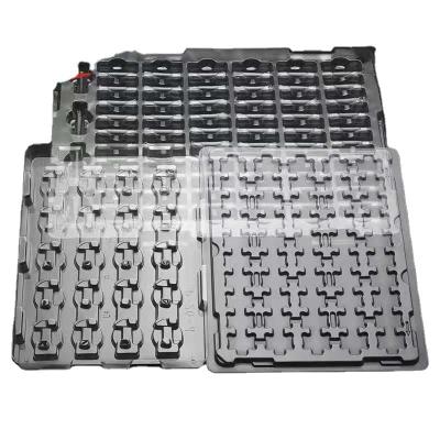 China Disposable / Eco-friendly Custom Order ESD Inner Packaging, Transparent Pill / Electronic Compartment Pet Counting Plastic Blister Tray for sale