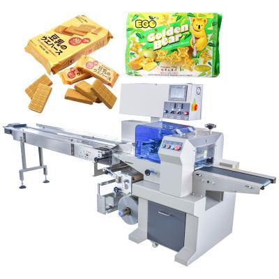 China China manufacturers vegetable croissant bread packing flow wrapping machine price for sale