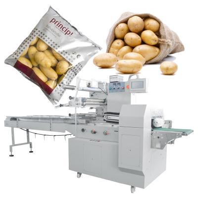 China Cost price 1 kg silage lettuce /chilled food horizontal packing machine for sale