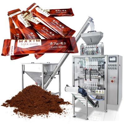 China Vertical high output 2 4 8Lane small stick pack filling machine stick coffee powder packing machine for sale