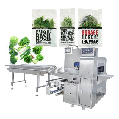 China VT-280X Double Servo Fresh Fruit and Vegetable watercress chives peppermint Weighing and Packing Machine Packaging Equipment for sale