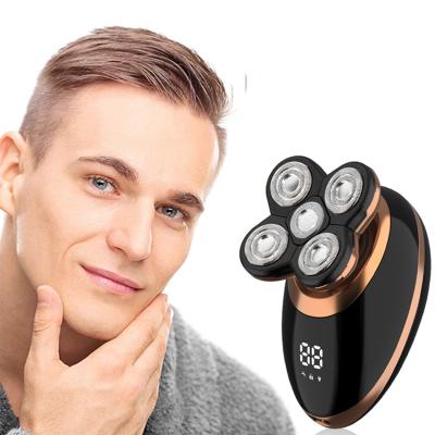 China Professional Five Blade Men's Grooming Hair Remover Kit 4 in 1 Beard Nose Ear Hair Trimmer Rechargeable Mens Hair Razor for sale