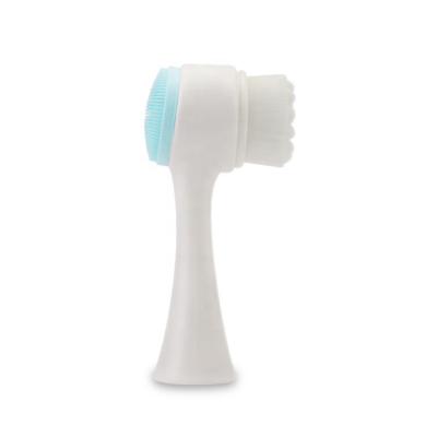 China Silicone Face Cleansing Handheld Brush Body Sweeps Silicone Cleansing Brush For Face for sale