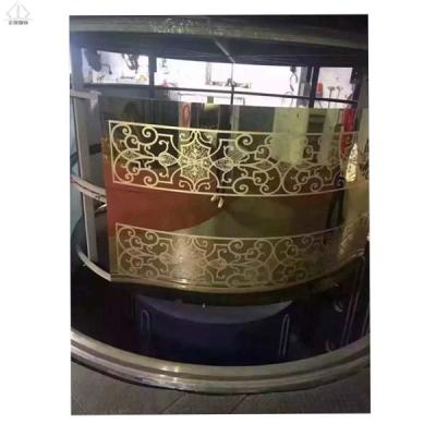 China Decorative Decoration 304 Stainless Steel Elevator Sheet / Etched Custom Design Pattern for sale