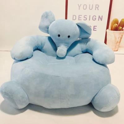 China Eco-friendly Material Stuffed Animal Toys Unicorn Elephant Polar Bear Baby Ride On Toys Sitting Soft Toddler Chair Seats Couch Sofa for sale