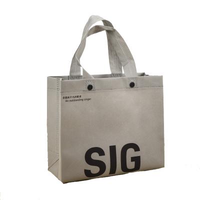 China Wholesale Price Handled Logo Non-Woven Shopping Bags For Custom Bottle for sale