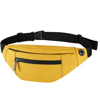 China Water Proof Men Wallet Phone USB Anti-theft Waterproof Fanny Bags Waist Pack Fitness for sale