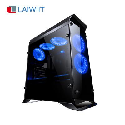 China Tower Computer Unit Factory Price LAIWIIT AMD 8 Cores RTX2060 6Gb Gaming Computer Gaming Laptops Gaming Computer Desktop Unit for sale