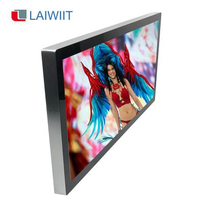 China Touch Panel LAIWIIT 15.6 Inch Intel Quad Core Industrial Touch Screen Flat Panel IP65 Panel PC for sale