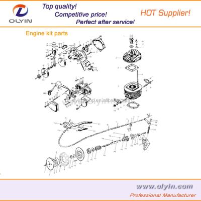 China bike engine kits for sale 100cc bicycle engine kit gasoline 48cc/49cc/50cc/66cc/80cc manufacturer for sale