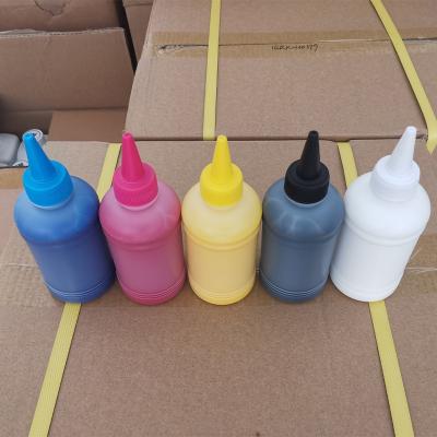 China Color Factory Supply XP600 Tinta Dtf Transfer Film Pigment Vivid Printing Inks Vator Textile CMYK For L1800 F1080 Digital Inkjet Printer for sale