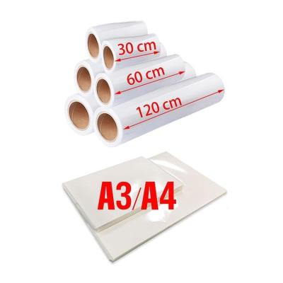 China Dtf A3+ 13*19 Inch Heat Dtf Heat Transfer PET Film High Quality Hot Skin 75U Thickness Single Sided Dtf Transfer Film for sale