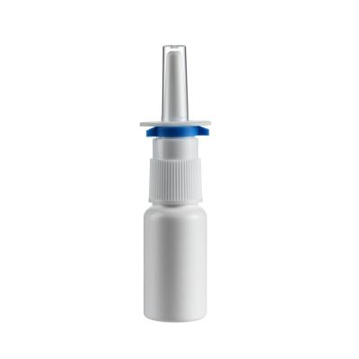 China Non-Refillable Refillable Nasal Spray Bottle 10ml for Medical Packaging Plastic Medicinal Nasal Sprayer for sale