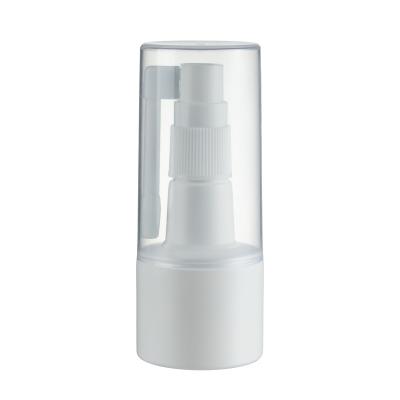 China Non Spill 50ml New Design PE 68mm Oral Throat Spray cylindrical  Bottle With Dust Cover Cap for sale