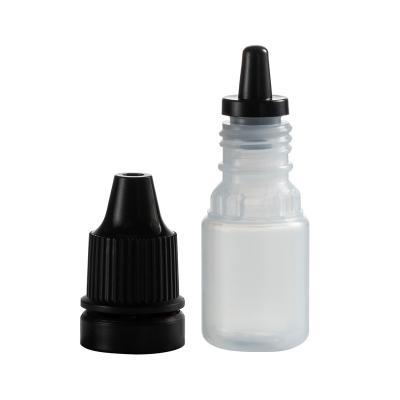 China Medicine LDPE Squeeze Pharmaceutical Liquid Eye Dropper Bottles With Tamperproof Seal Cap for sale