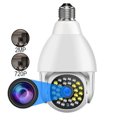 China Mini Size Smart Light Bulb Security Camera With E27 Lamp Holder for home security for sale