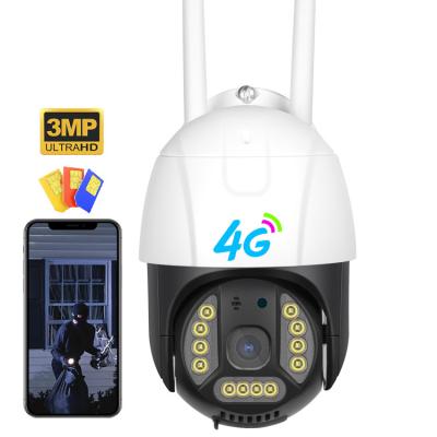 China 3MP V380 Pro Sim Card 4G Solar Camera CCTV PTZ IP WIFI Outdoor use for sale