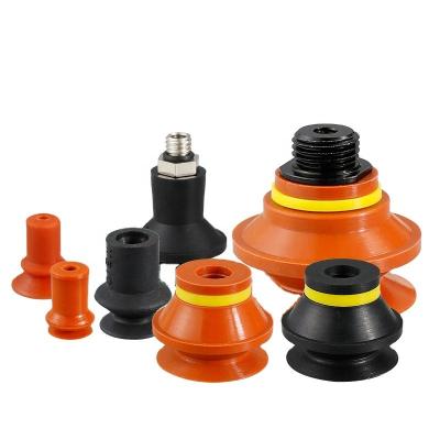 China NBR etc Corrugated Silicone Suction Cup VB Series Suzhou Suction Cup With Screw Vacuum Suction Cups for sale