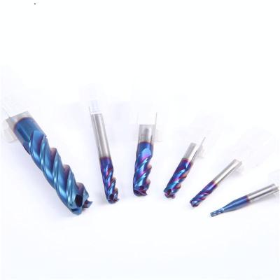 China CNC Milling Machining High Quality RLD HRC 2/4 /6 Flutes Tungsten Carbide End Mill CNC Rough Wave Edge End Mill Cutter Rough AITiN Coating for sale