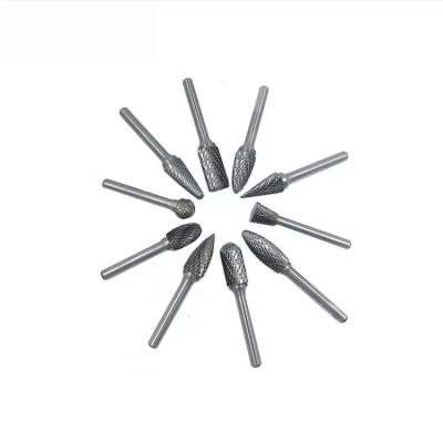 China Hot selling road and mine construction tool parts cemented carbide burs set tungsten carbide rotary burr for sale