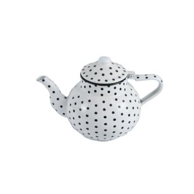 China Disposable Manufacturer's Order Spot Anthracnose Printing Non-Toxic Carbon Steel Ceramic Dish Teapot for sale