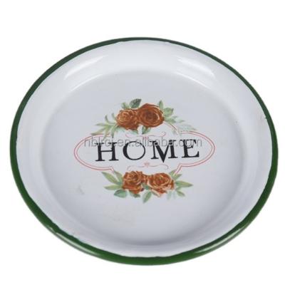 China Disposable Enamel Dishes Disposable Disposable LOGO Disposable Beauty Design Artwork Signature LOGO Quality Guarantee for sale