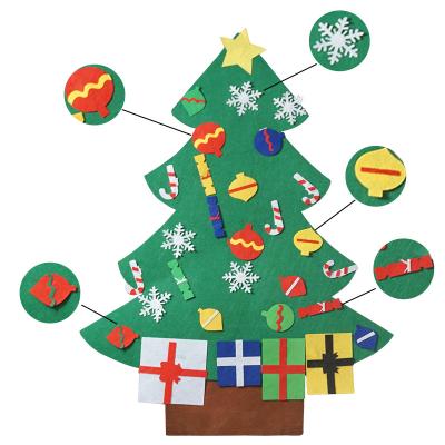 China Educational DIY Toy Set DIY Ruled Christmas Tree Christmas Ornaments Decoration Set Craft Activity Kits Decor Toy Gift For Kids Toddler for sale