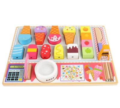 China Cartoon Toy Puzzle Education Pretend Kitchen Toy Induction Cook Set Play Kitchen Sets Wooden Toys Toys for sale