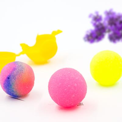 China DIY Eco-friendly Material Non-Toxic Super Bouncy Balls Handmade Magical Colorful Jumping Mud Sand Balls For Kids for sale