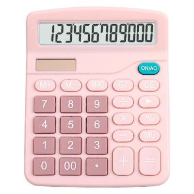 China Beautiful Stationery Scientific Promotional Color Business Office School Office Solar Calculator for sale