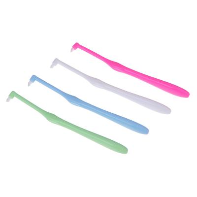 China Hot Selling Viable Japan Ornate Crevice Single Pack Orthodontic Pet Supplies Dog Toothbrush Pet for sale