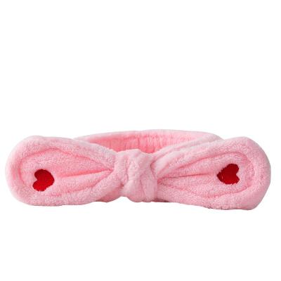 China Viable Cute Rabbit Ears Headband Face Wash Wide Edge Headband Girls Hair Accessories for sale