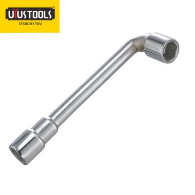 China Carbon Steel 8mm Double Ended Angled Socket Wrench With Hole for sale