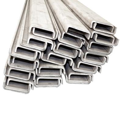 China Manufacturing Building Construction Material C Channel Massive Steel Class 304 Stainless Steel L Channel Stainless Steel U Bar 304l for sale