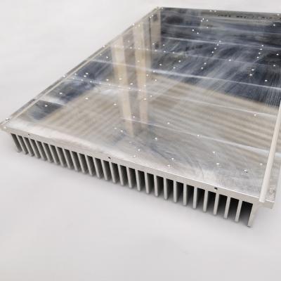 China Large heatsink heatsink 404(W)*54(H)*625(L)mm; High power inverter radiator for sale