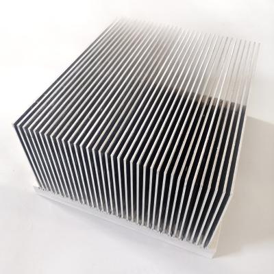 China Heatsink High Power Metallized Fin Radiator 203 (W)*114 (H)*228 (L) mm With Conductive Epoxy Heat Filled for sale