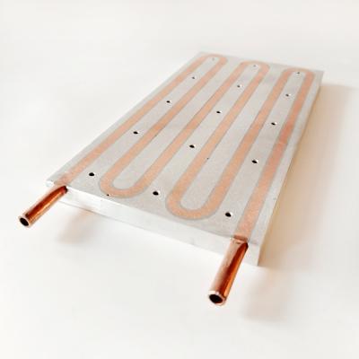 China Custom IGBG Modules Water Cooling Radiator Aluminum Cold Plate Water Cooling Plate for sale