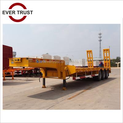 China Low price 60 ton 3 axle low bed low bed low bed trailer low bed semi trailer truck for sale for sale