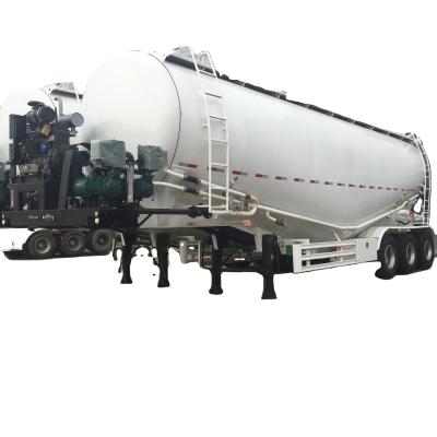 China Low price 60 ton 50 CBM cement tank trailer 40cbm 3 axle truck trailer 40 cubic meter cement tanker trailer price for sale