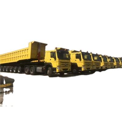 China China low price high quality 6 axle truck trailer 70 ton tipper trailer end tipper trailer for sale