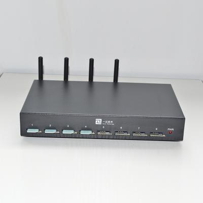 China ACOM604Pro VOIP GSM gateway 4 ports sim card reader prepaid sim cards gsm interceptor 23.5*14.5*4 cm for sale