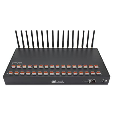 China Voice Call and SMS VoIP Product 16 Channel 64 Sim Slot GSM Gateway with Voice and SMS Function for sale