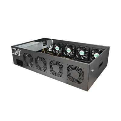 China 7.0cm gpu server case 857 server 4u desktop rackmount case with display screen computer 8gpu for sale