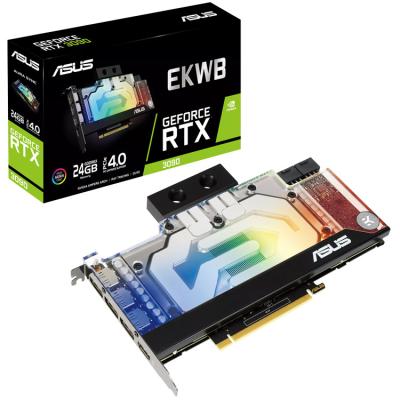 China EKWB GeForce RTX 3090 24GB GDDR6X Workstation Gaming Graphics Card with PCIe 4.0 24GB GDDR6X Memory Technology and Auto-extreme Water Block for sale