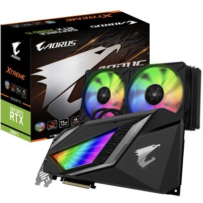 China NVIDIA Workstation XTREME WATERFORCE 11G GIGAOCTE AORUS GeForce RTX Ti 2080 With GDDR6 352 Bit High Performance Graphics Card for sale