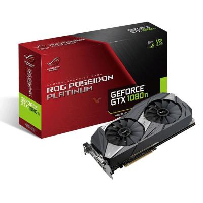 China ASUS NVIDIA GeForce GTX 1080 TI GDDR5X 11GB Desktop Graphics Card with PCI Express 3.0 Used for sale