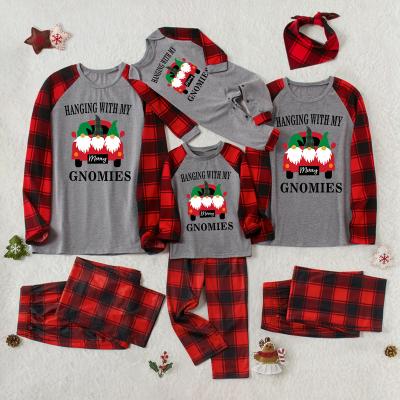 China Family Christmas Breathable Pajamas, Family Matching Parent-Child Collection Sets Christmas Sleepwear Holiday Pajamas for sale